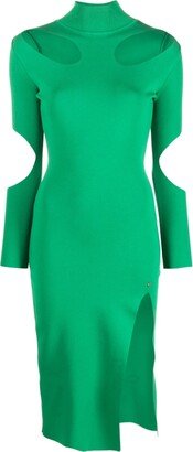 NISSA Cut-Out High-Neck Dress