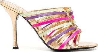 Strappy 100mm Stiletto Mules