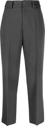 Tapered-Leg Tailored Trousers-AJ