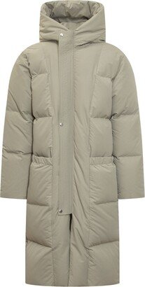 Padded Hooded Coat-AO