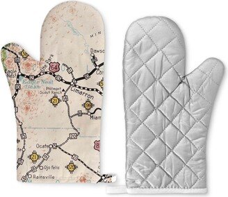 Philmont Scout Ranch Oven Mitt - Gift Map