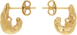 Gold 'The Mini Gilded Crustacean' Earrings