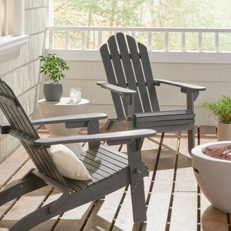 Hollywood Outdoor Outdoor Acacia Wood Foldable Adirondack Chairs