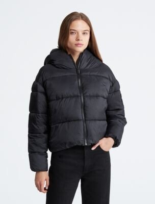 Boxy Hooded Puffer Jacket