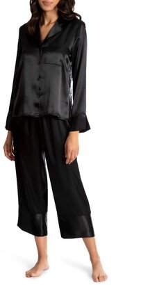 Charlize Lace Back Crop Pajamas