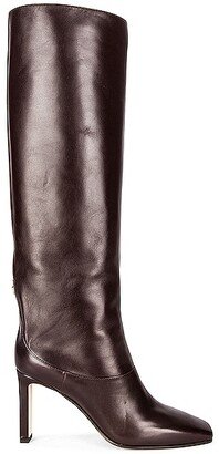 Mahesa 85 Shiny Leather Boot in Brown