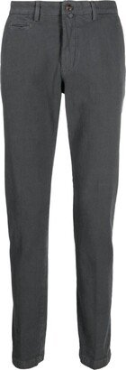 America-pocket straight-leg trousers