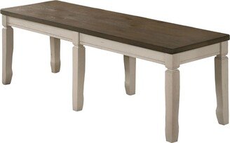 Belle Oak Rectangular Dining Bench, 58