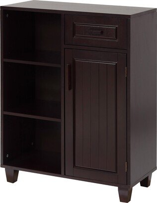 Covington Dark Birch Floor Cabinet by Teamson Home