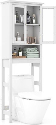 Bathroom Spacesaver Over the Toilet Door Storage Cabinet Tower