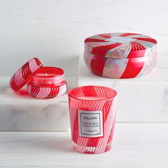 Voluspa Crushed Candy Cane Candle Collection