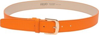 Logo Engraved Buckled Belt