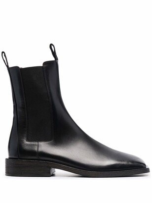 Square Toe Chelsea Boots