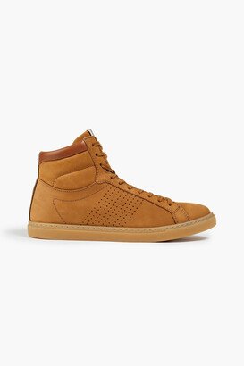 Hcosta perforated suede high-top sneakers