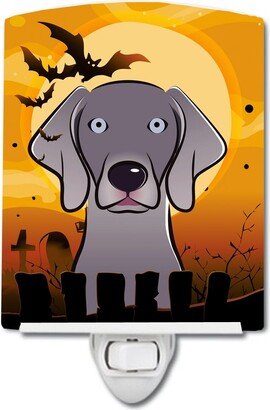 Halloween Weimaraner Ceramic Night Light