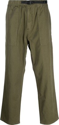 Tapered-Leg Cotton Trousers-AH