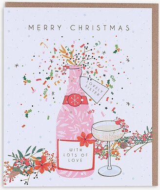 Selfridges Edit Merry Christmas With Lots Of Love Christmas Card 16cm x 19cm