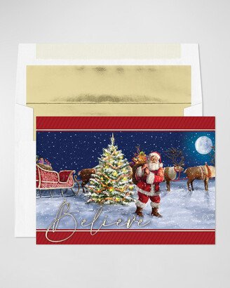 Carlson Craft Believe in Magic Holiday Card, Set of 25