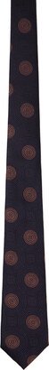 Navy Swirl Tie