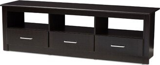 Ryleigh Modern and Contemporary Finished TV Stand for TVs up to 60 Dark Brown