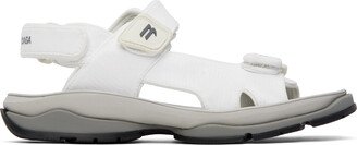 White Tourist Sandals