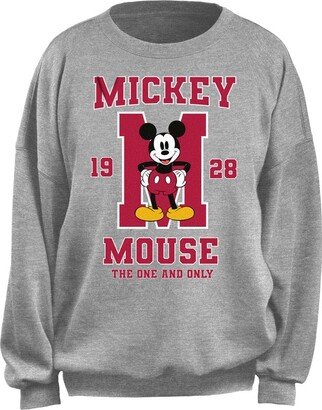 Women's Junior's Mickey Mouse ONE and ONLY Oversized Fleece-AB