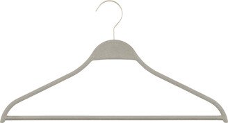 Eco-Plastic Suit Hanger Grey Pkg/5