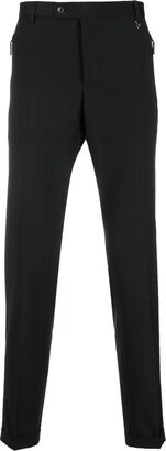 costume national contemporary Slim-Fit Belt-Loop Trousers