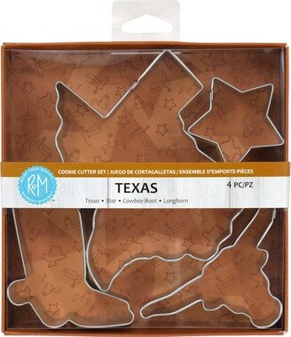 Texas State 4 Piece Cookie Cutter Set