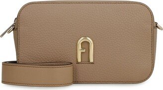 Logo-Plaque Zipped Mini Crossbody Bag-AE