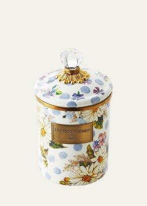 Blue Wildflowers Medium Enamel Canister-AA