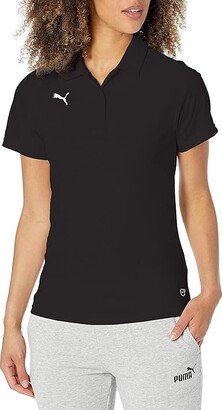 Women's Liga Sideline Polo (Black-White) Women's Clothing