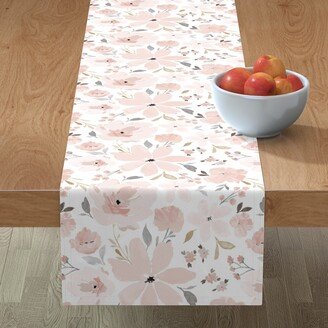 Table Runners: Gracie Grace Golden - Pink Table Runner, 72X16, Pink