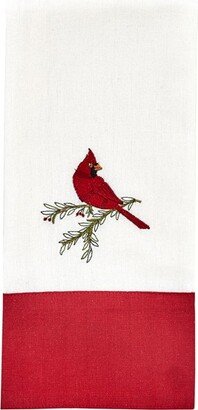 Park Designs Cardinal Pine Embroidered Dishtowel