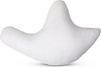 Cheer Collection W Shaped Shoulder Support Pillow - White