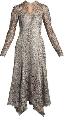 Sequin Tapestry midi dress