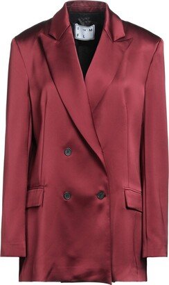 Suit Jacket Burgundy-AC