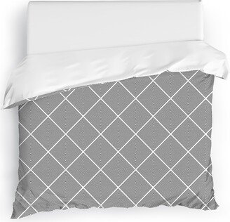 STICH TRIBAL DIAMOND BW Duvet Cover