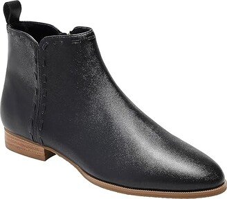 Rollins Cord Bootie Leather (Black) Women's Boots