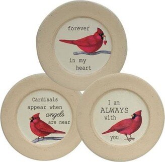 Cardinal Plate 3 Asstd. - 9.5” in diameter and .75” deep