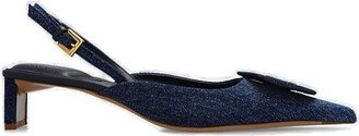 Duelo Round Square Slingbacks