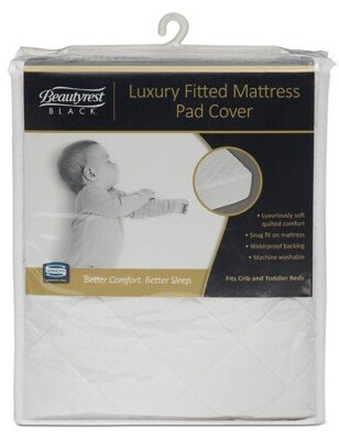 Beautyrest Black Luxury Fitted Mattress Pad Cover