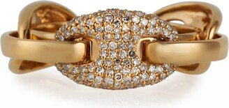 Kastel Jewelry Ankaliazo Mariner Puff Diamond Link Ring, Size 7