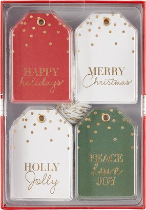 Boxed Gift Tags Red/White/Green Pkg/24