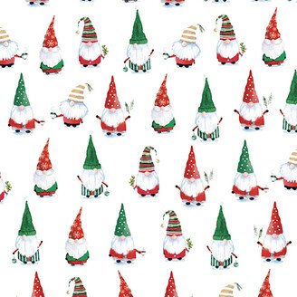 Punch Studio Jolly Gnomes White Wrap Multicolor