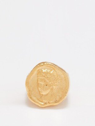 Hermis Gold-vermeil Signet Ring