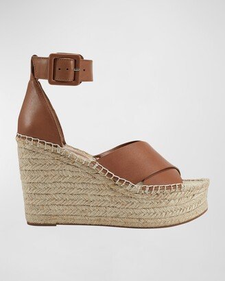 Able Crisscross Wedge Espadrille Sandals