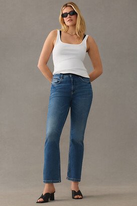 The Yaya Curvy Mid-Rise Straight-Leg Jeans