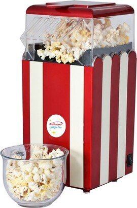 Classic Striped 8-Cup Hot Air Popcorn Maker