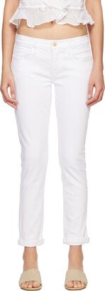 White 'Le Garcon' Jeans